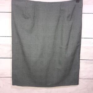 NEW! NY&Co Stretch Glen Plaid Pencil Skirt Sz 6